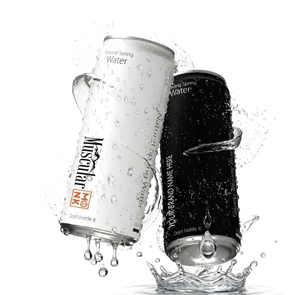 Muscular Monk Aluminum Can